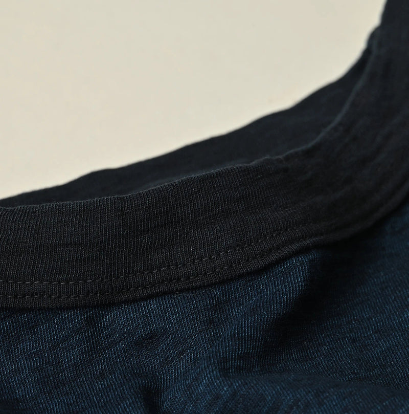 45R Indigo Cleric Arch Logo T-shirt - Image 16