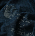 45R Indigo Cleric Arch Logo T-shirt