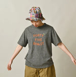 45R Swallowtail Butterfly Embroidery 908 T-shirt (Top-Dyed)