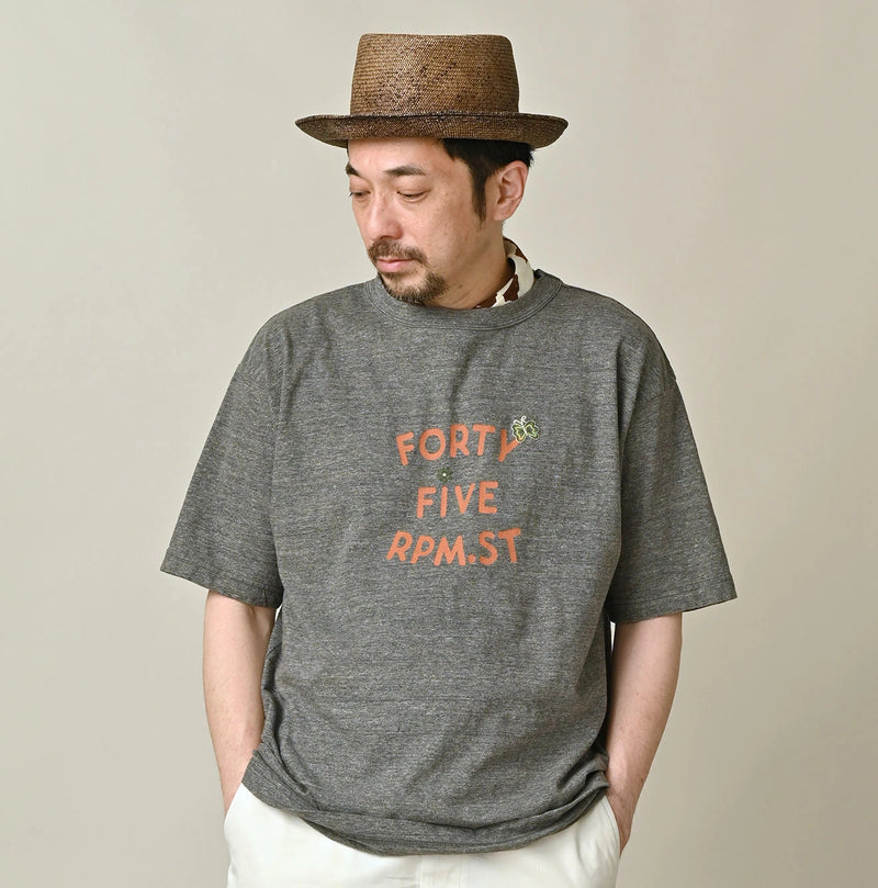 45R Swallowtail Butterfly Embroidery 908 T-shirt (Top-Dyed) - Image 7