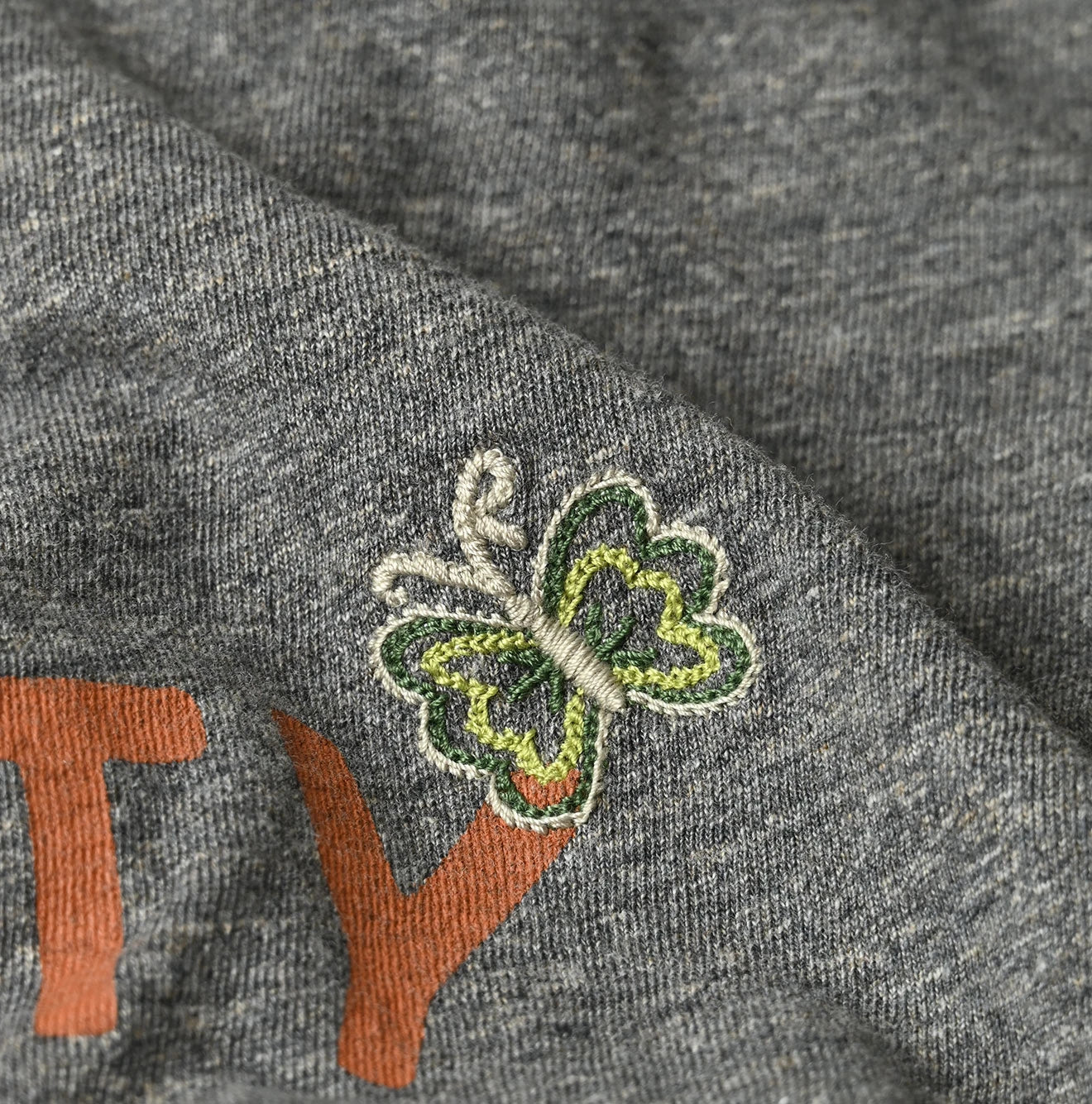 45R Swallowtail Butterfly Embroidery 908 T-shirt (Top-Dyed) - Image 17