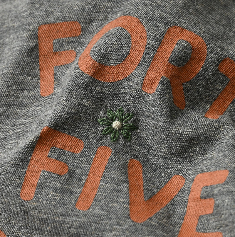 45R Swallowtail Butterfly Embroidery 908 T-shirt (Top-Dyed) - Image 18