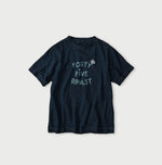 45R Indigo Swallowtail Butterfly Embroidery 908 T-shirt