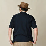 45R Indigo Swallowtail Butterfly Embroidery 908 T-shirt