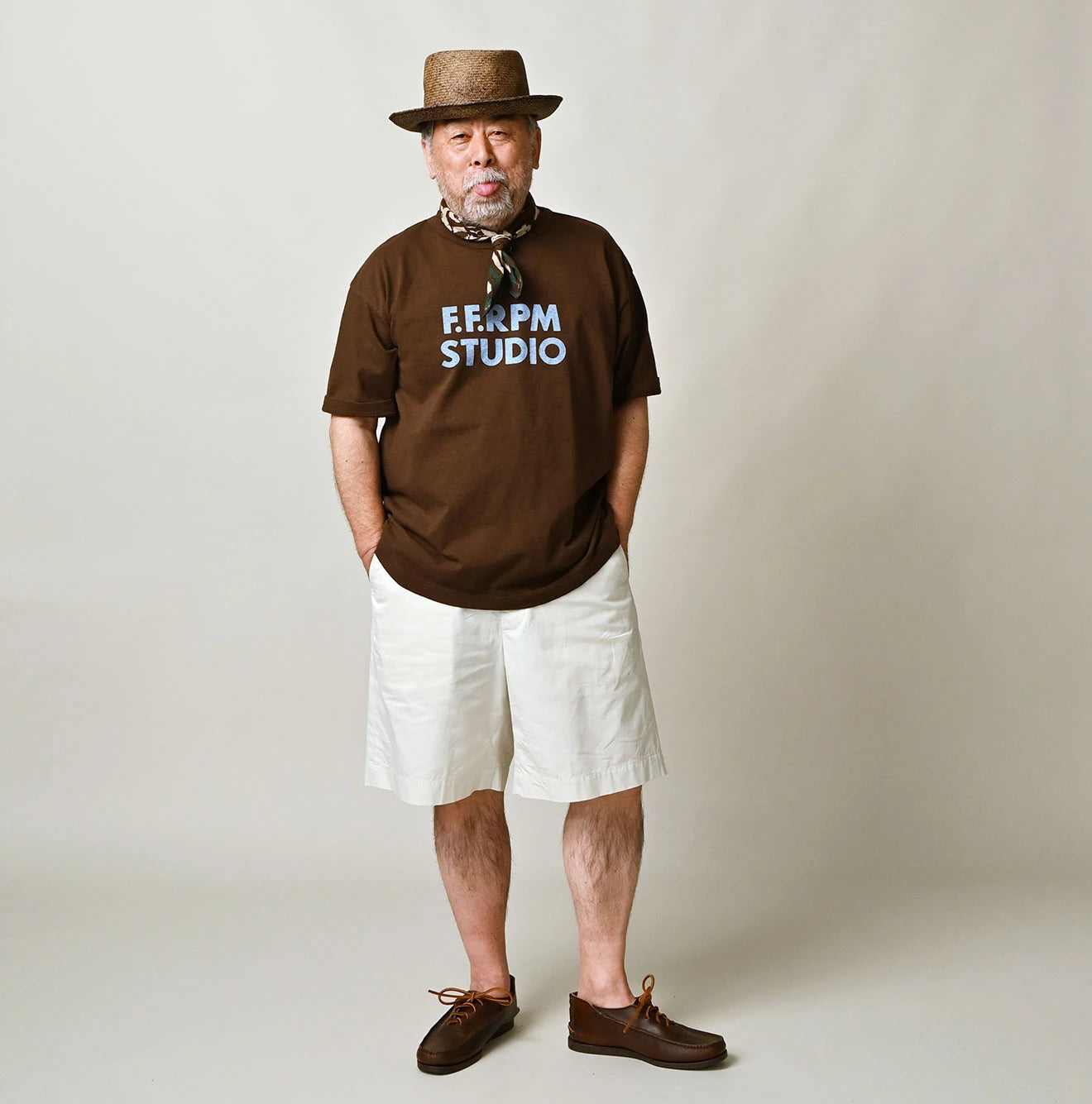 45R Bold Logo 908 Ocean T-shirt - Image 6