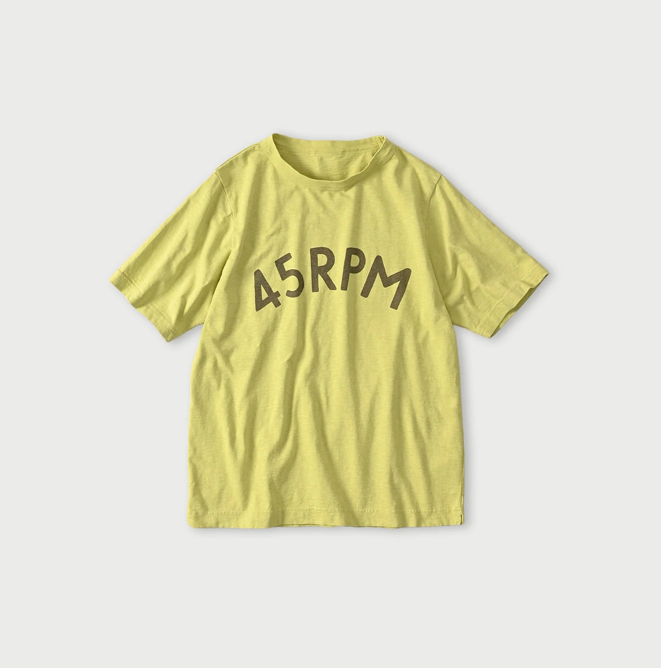 45R 45rpm Tシャツ 45rpm 45R フロントサークルロゴプリント半袖Tシャツ 赤3 (K-156388)