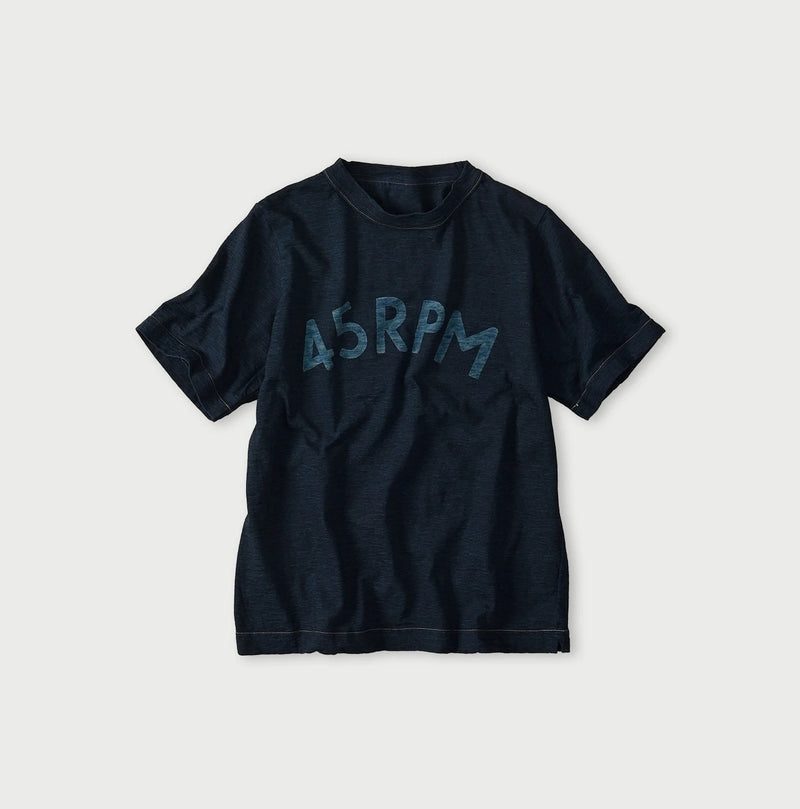 45R Indigo Big Logo 908 T-shirt - Image 1