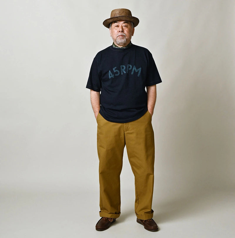 45R Indigo Big Logo 908 T-shirt - Image 3