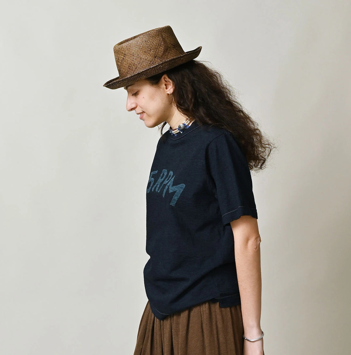 45R Indigo Big Logo 908 T-shirt
