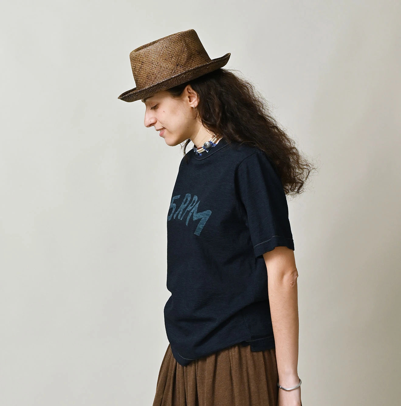 45R Indigo Big Logo 908 T-shirt - Image 5