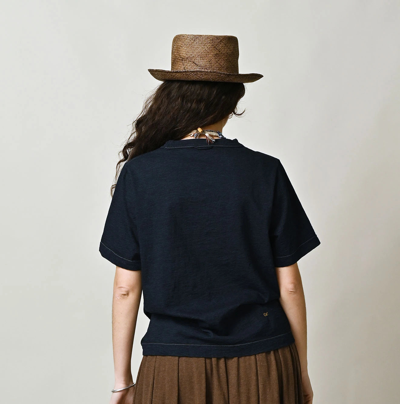45R Indigo Big Logo 908 T-shirt - Image 6
