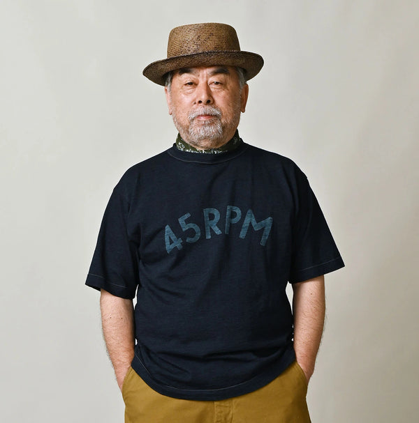45R Indigo Big Logo 908 T-shirt