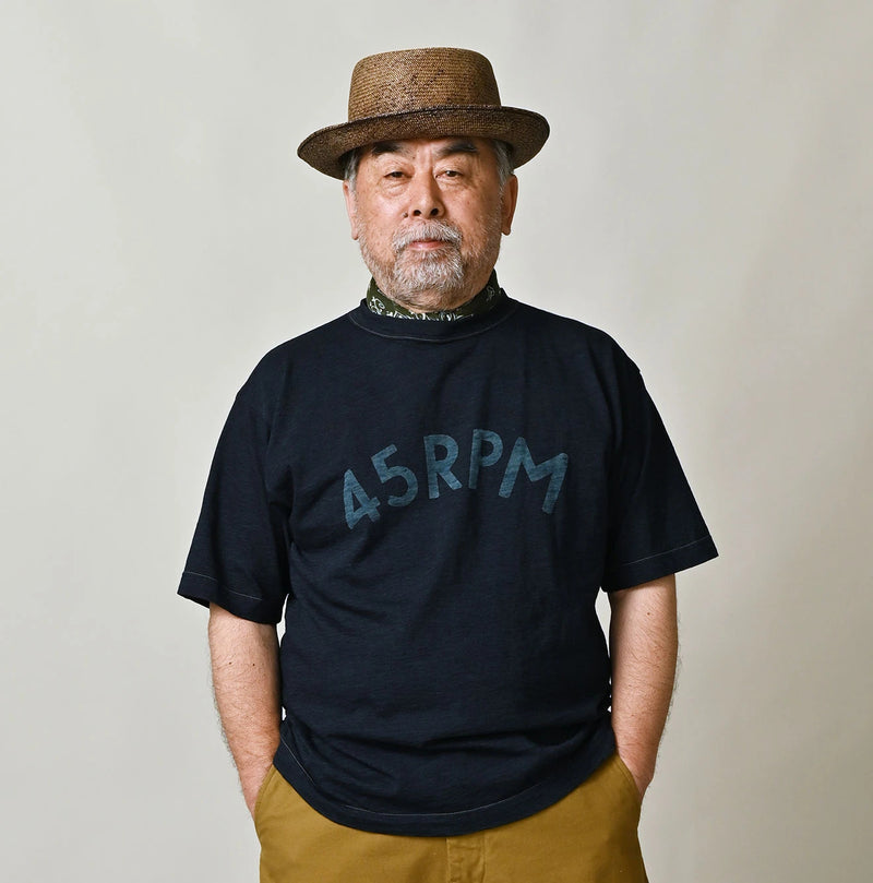 45R Indigo Big Logo 908 T-shirt - Image 7