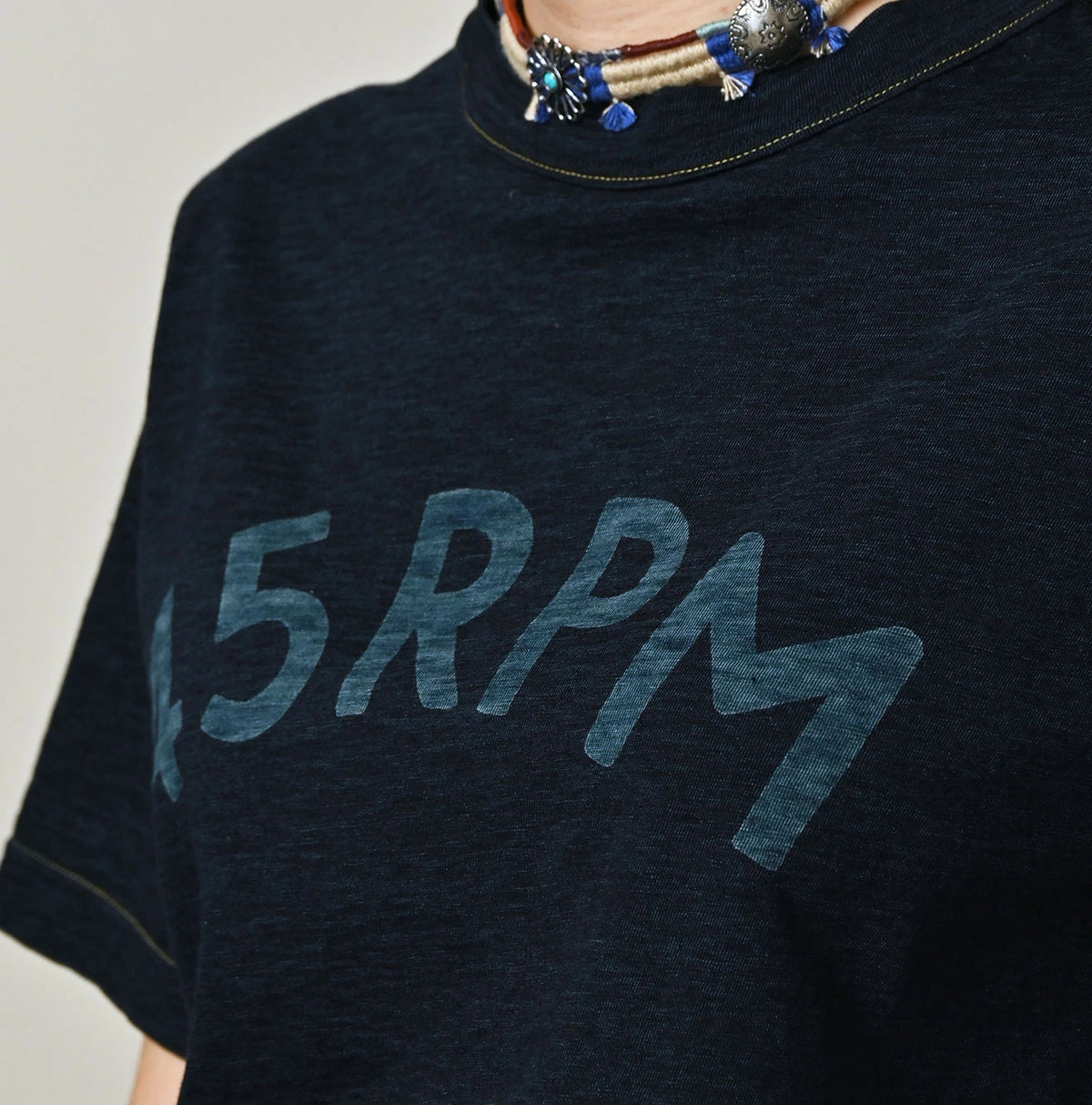45R Indigo Big Logo 908 T-shirt