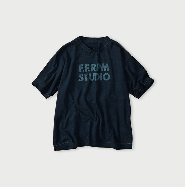 45R Indigo Bold Logo 908 Ocean T-shirt