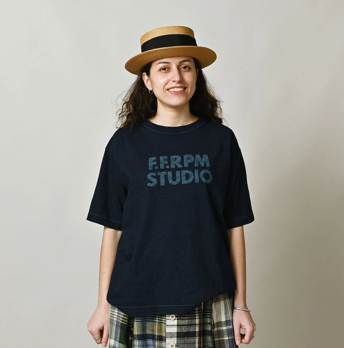 45R Indigo Bold Logo 908 Ocean T-shirt