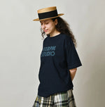 45R Indigo Bold Logo 908 Ocean T-shirt