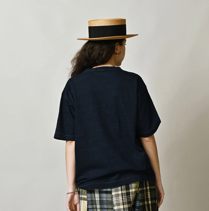 45R Indigo Bold Logo 908 Ocean T-shirt - Image 6