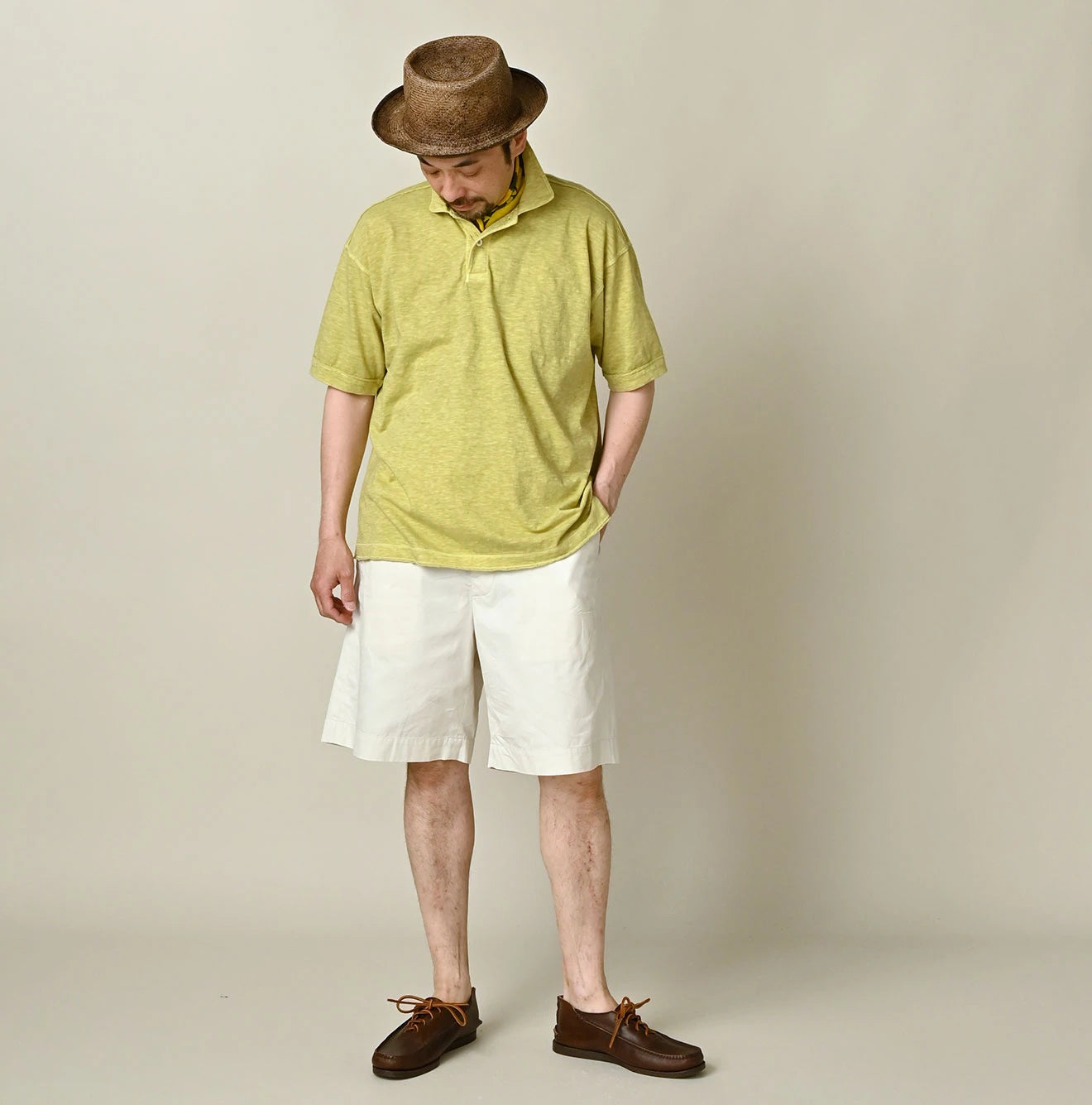 45R Tenjiku 908 Polo Shirt (Plant-Based Dye) - Image 7