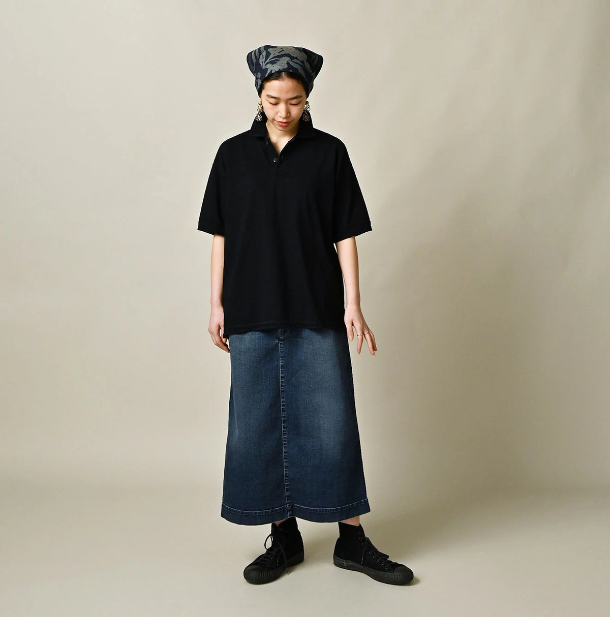 45R Indigo Tenjiku 908 Polo Shirt