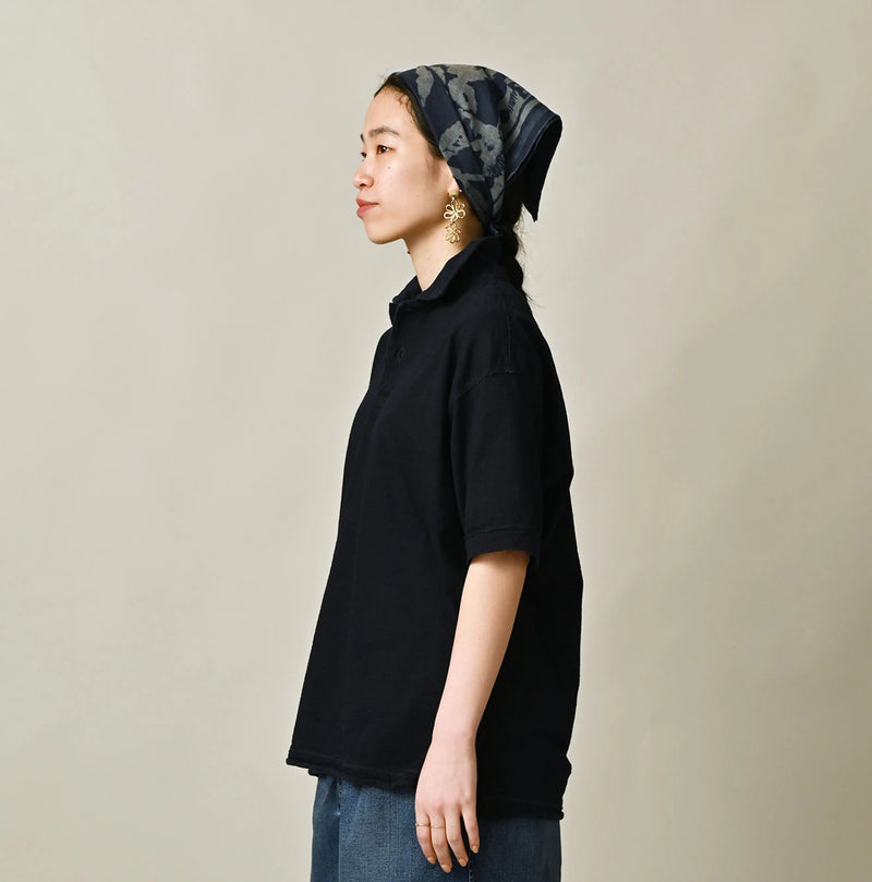 45R Indigo Tenjiku 908 Polo Shirt - Image 5