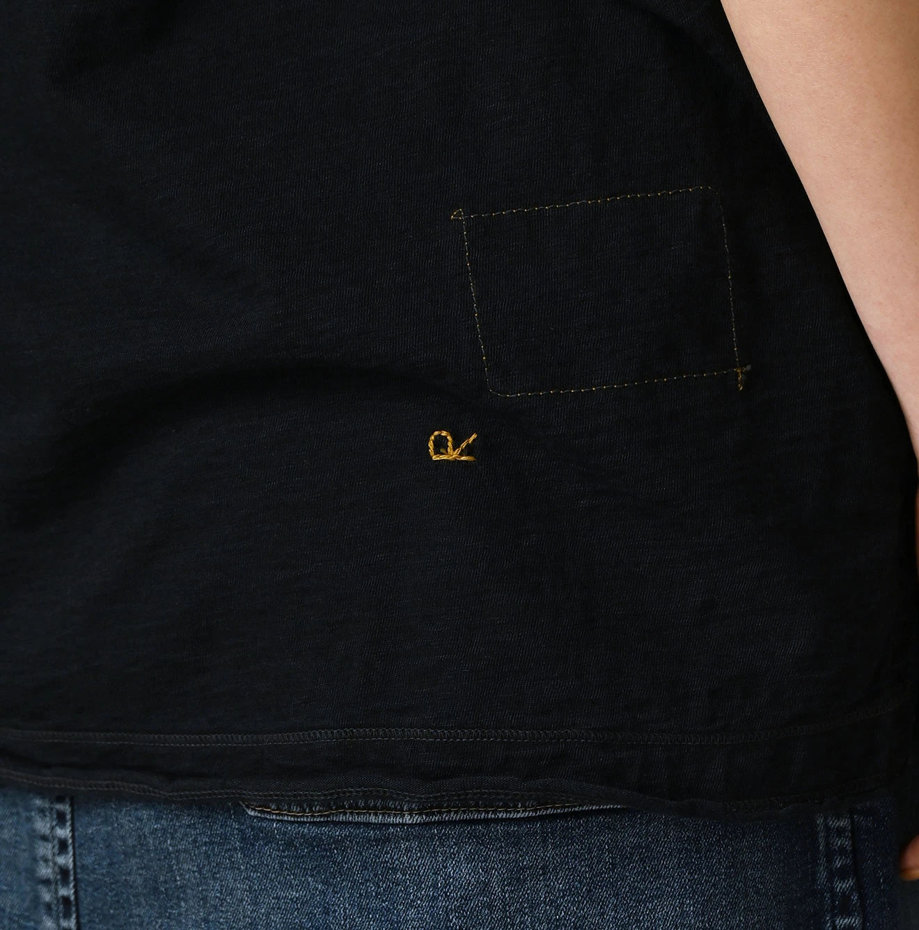 45R Indigo Tenjiku 908 Polo Shirt - Image 13
