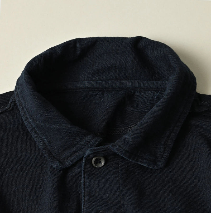 45R Indigo Tenjiku 908 Polo Shirt - Image 15