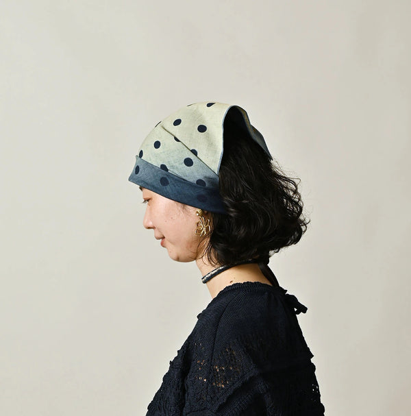 45R Indigo Supima Selvedge Kasumi Bandana