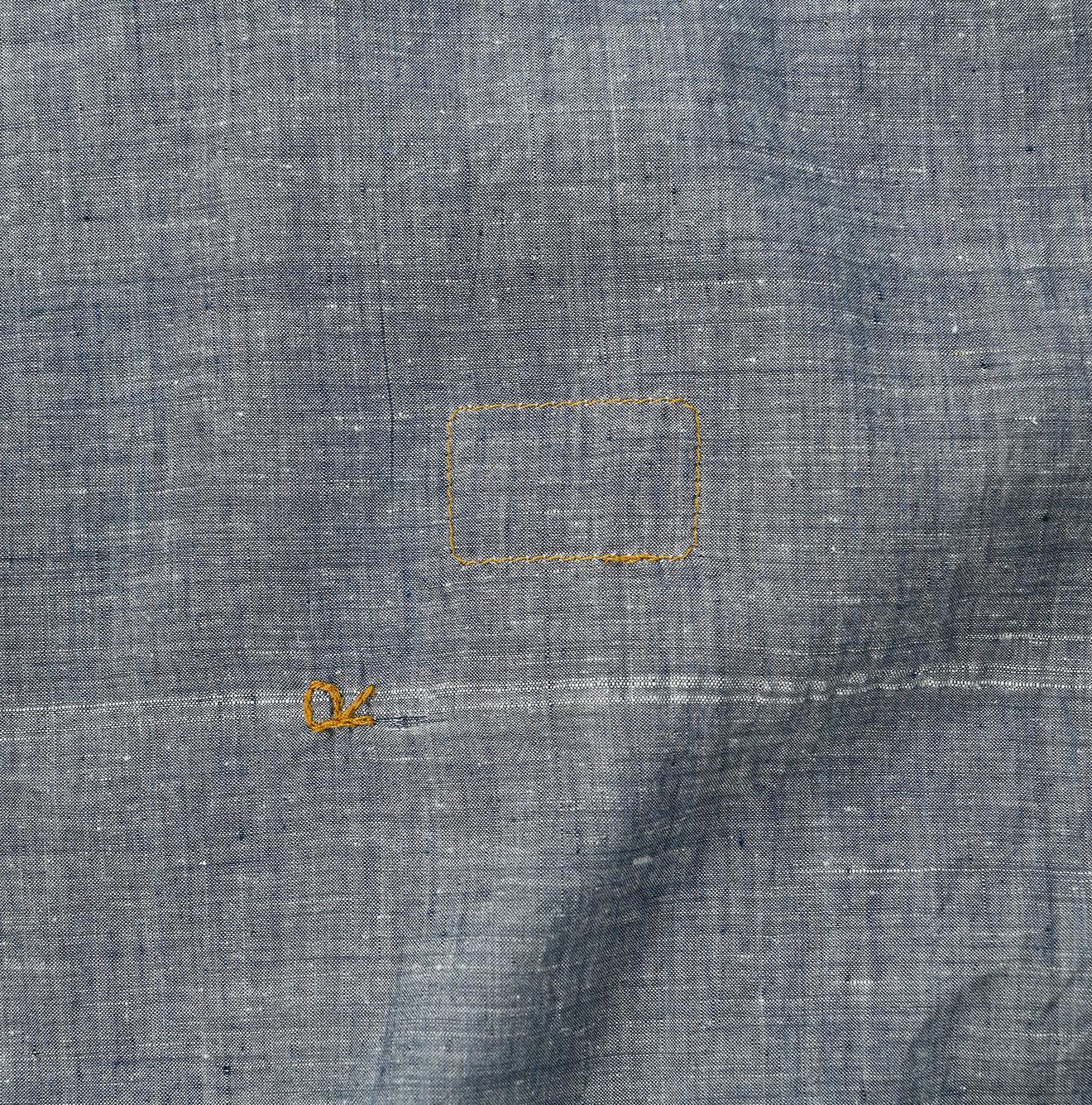 Ai Indigo Khadi Cutwork Frilled M-shirt - 45R by 45rpm studio - Image 10