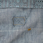 Ai Indigo Khadi Cutwork Frilled M-shirt - 45R by 45rpm studio