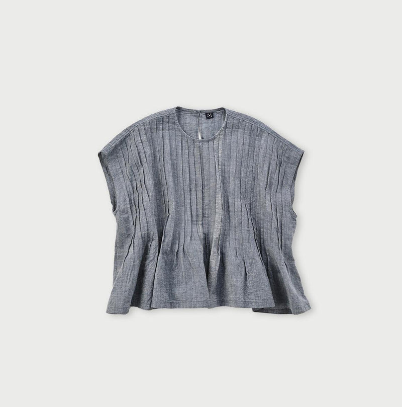 Ai Indigo Khadi Tuck M-shirt