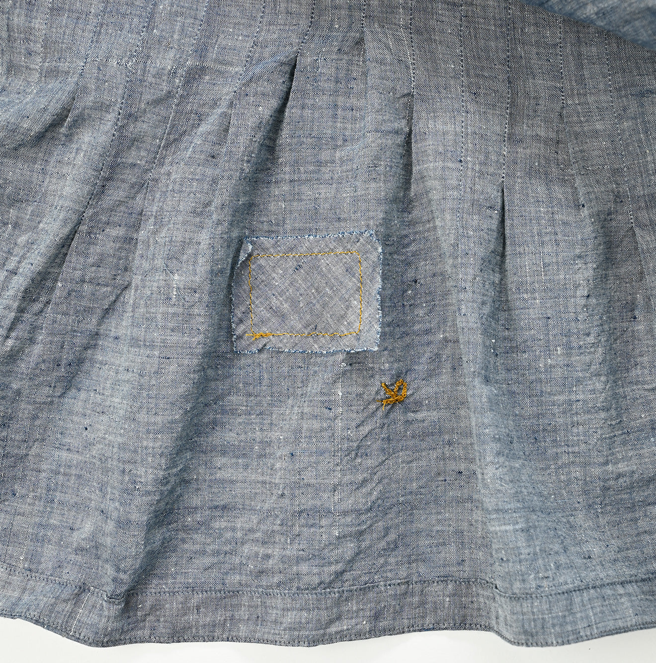 Ai Indigo Khadi Tuck M-shirt