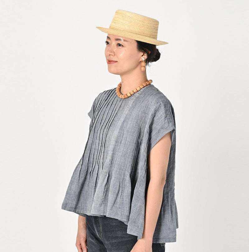 Ai Indigo Khadi Tuck M-shirt - 45R by 45rpm studio - Image 3