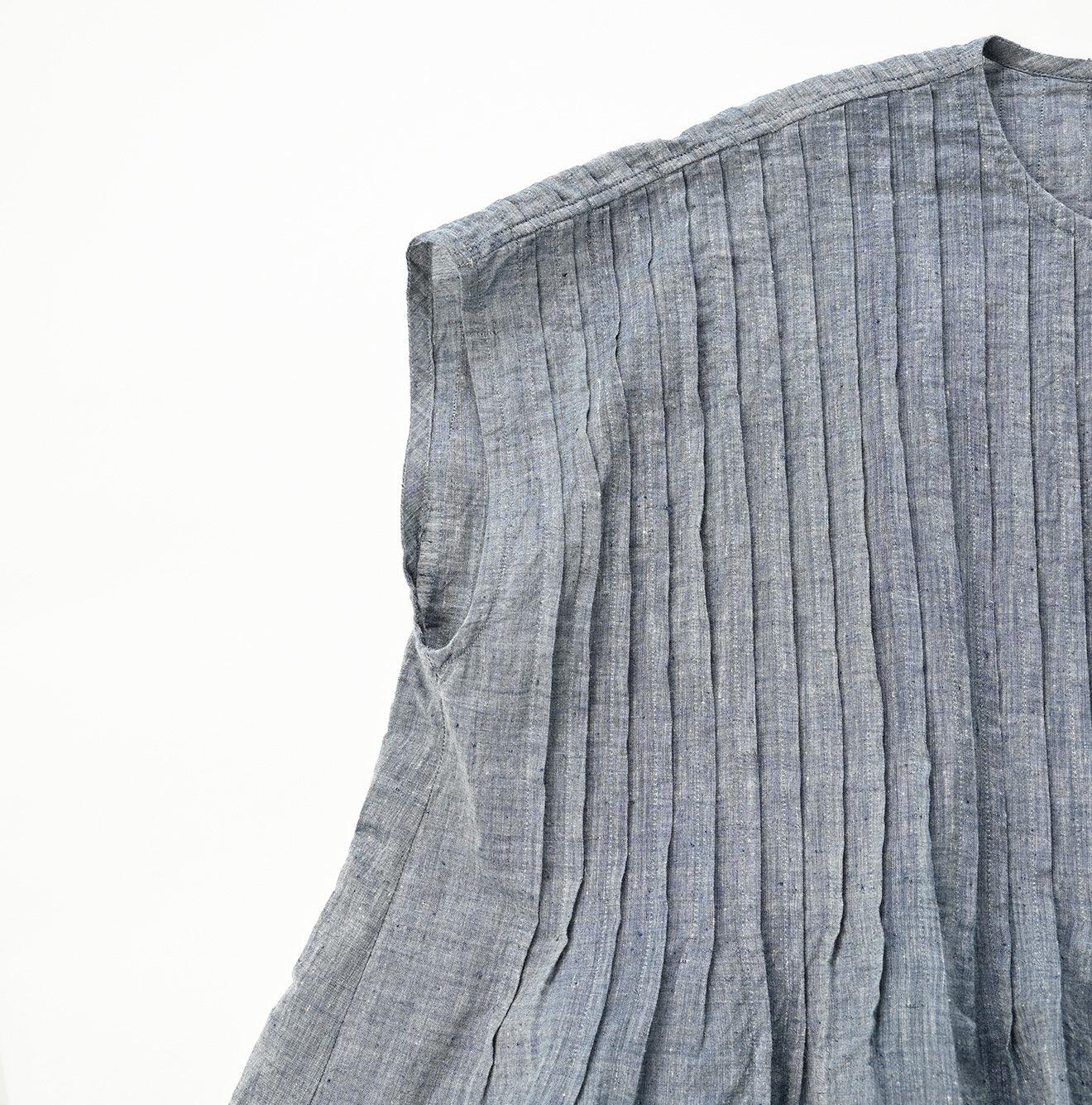 Ai Indigo Khadi Tuck M-shirt - 45R by 45rpm studio - Image 7