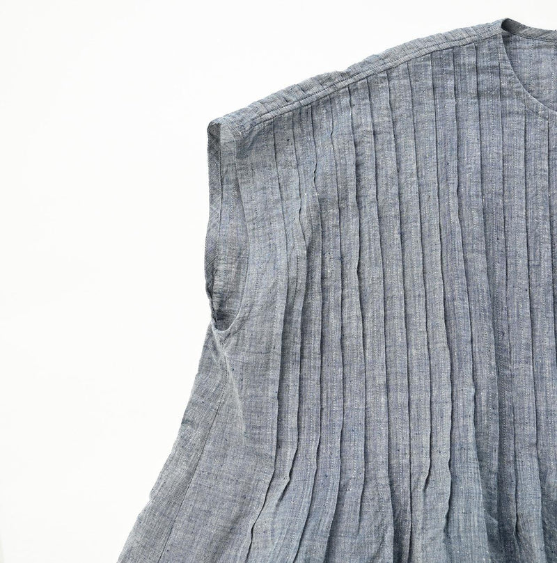 Ai Indigo Khadi Tuck M-shirt - 45R by 45rpm studio - Image 7