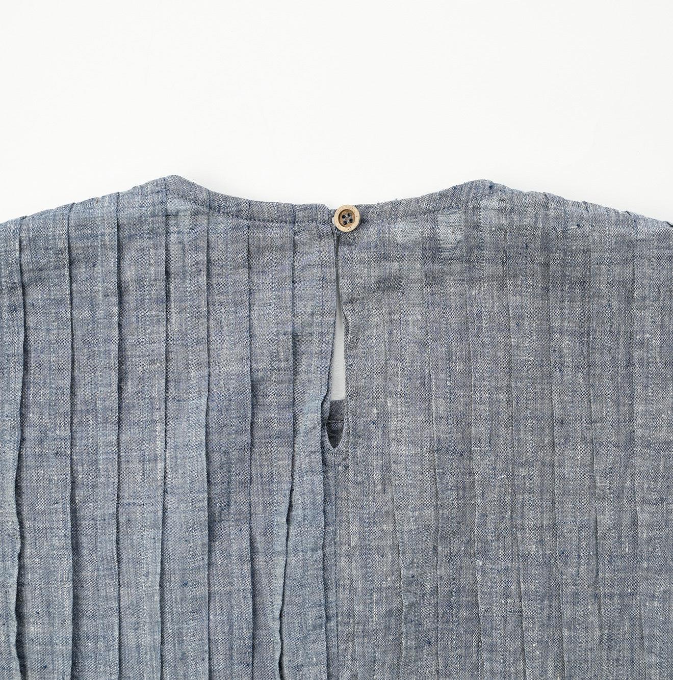 Ai Indigo Khadi Tuck M-shirt - 45R by 45rpm studio - Image 8