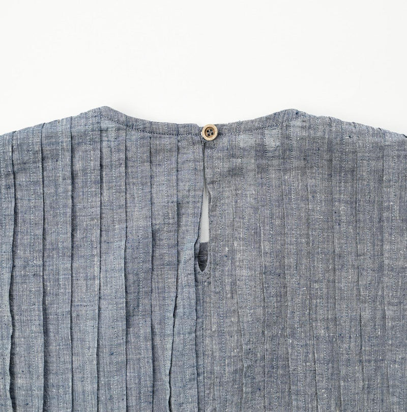 Ai Indigo Khadi Tuck M-shirt - 45R by 45rpm studio - Image 8