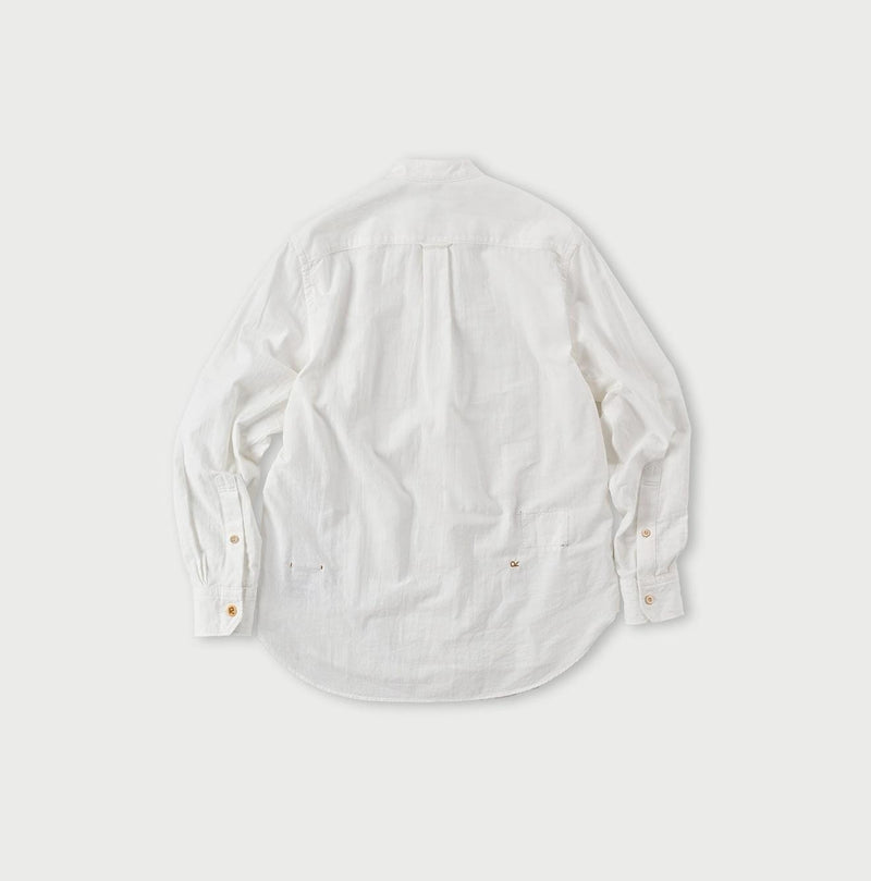 Khadi Oxford 908 Loafer Stand Collar Shirt - 45R by 45rpm studio - Image 2