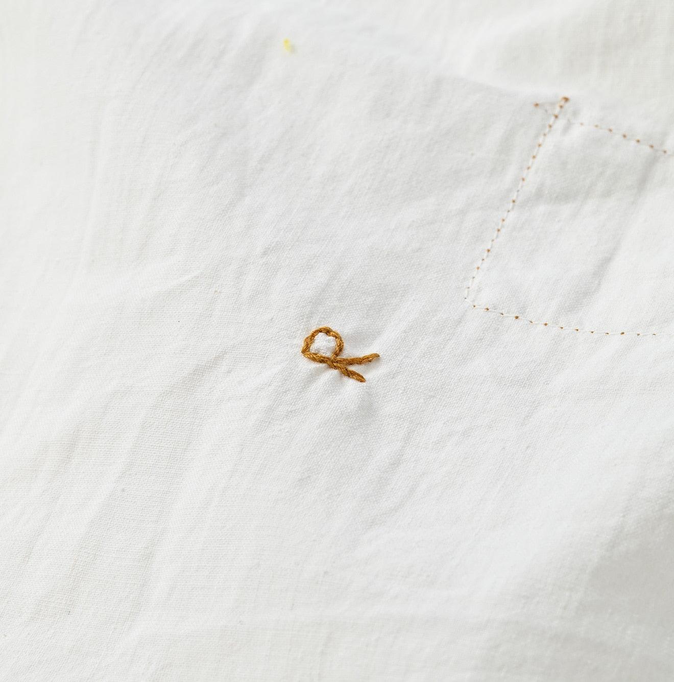 Khadi Oxford 908 Loafer Stand Collar Shirt - 45R by 45rpm studio - Image 15