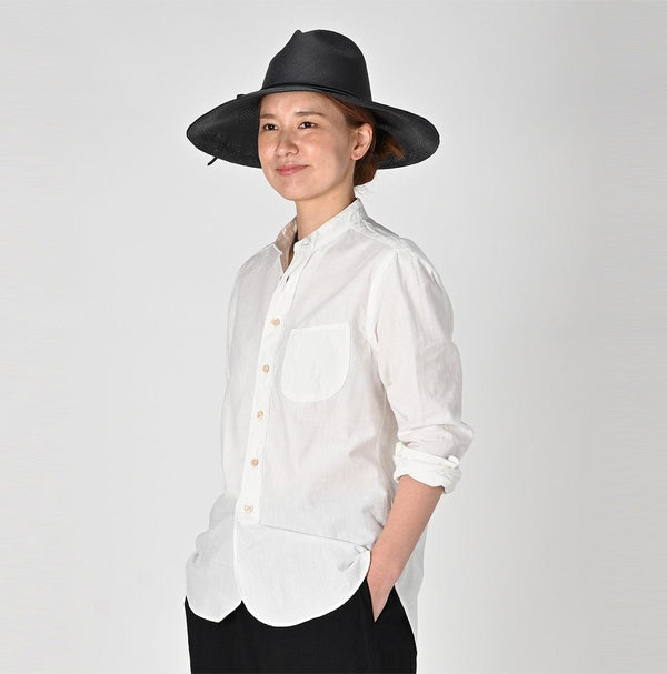 Khadi Oxford 908 Loafer Stand Collar Shirt - 45R by 45rpm studio