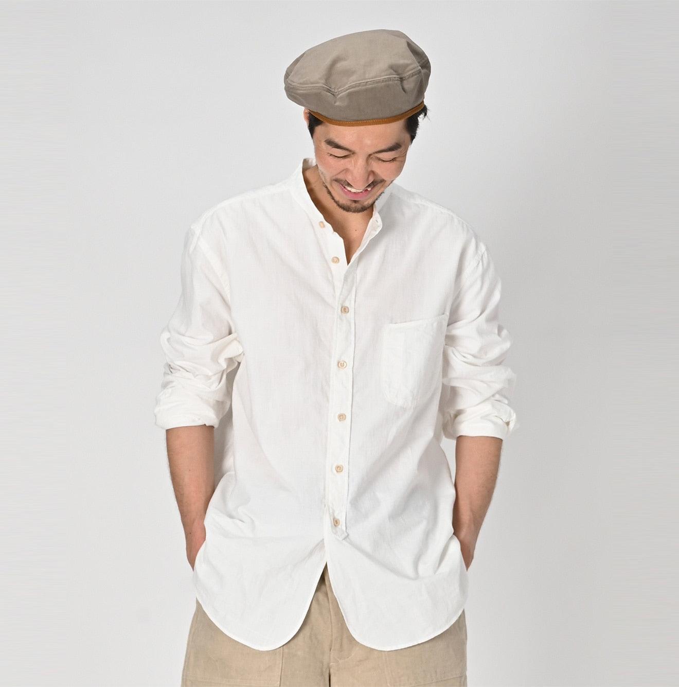 Khadi Oxford 908 Loafer Stand Collar Shirt - 45R by 45rpm studio - Image 6