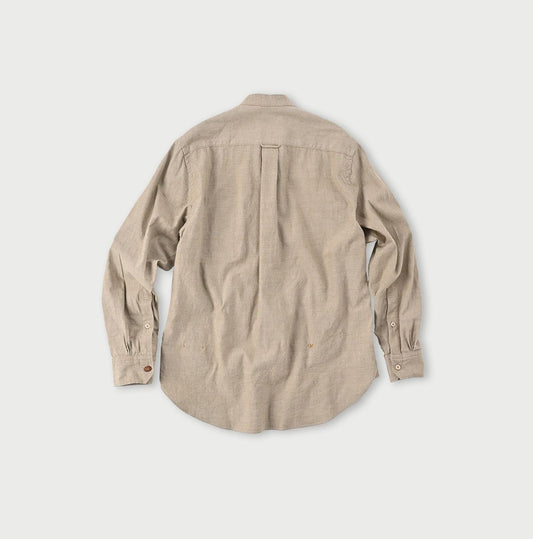 Khadi Oxford 908 Loafer Stand Collar Shirt (Size 3) - 45R by 45rpm studio