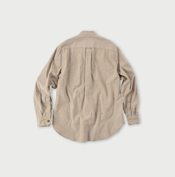 Khadi Oxford 908 Loafer Stand Collar Shirt (Size 3) - 45R by 45rpm studio