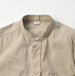 Khadi Oxford 908 Loafer Stand Collar Shirt (Size 3) - 45R by 45rpm studio