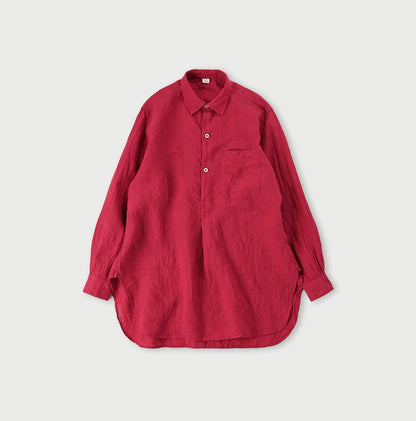 45R Linen Chambray 908 Grandpa Pullover Shirt