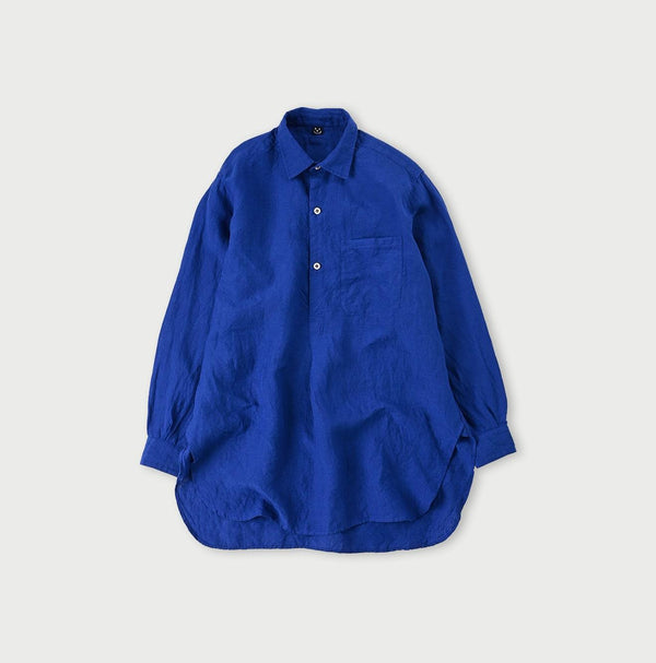 Linen Chambray 908 Grandpa Pullover Shirt - 45R by 45rpm studio