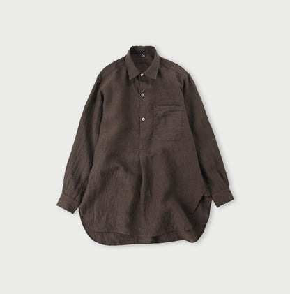 45R Linen Chambray 908 Grandpa Pullover Shirt