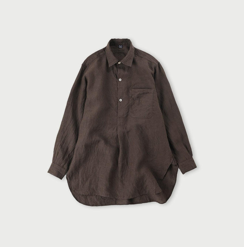 Linen Chambray 908 Grandpa Pullover Shirt - 45R by 45rpm studio - Image 5