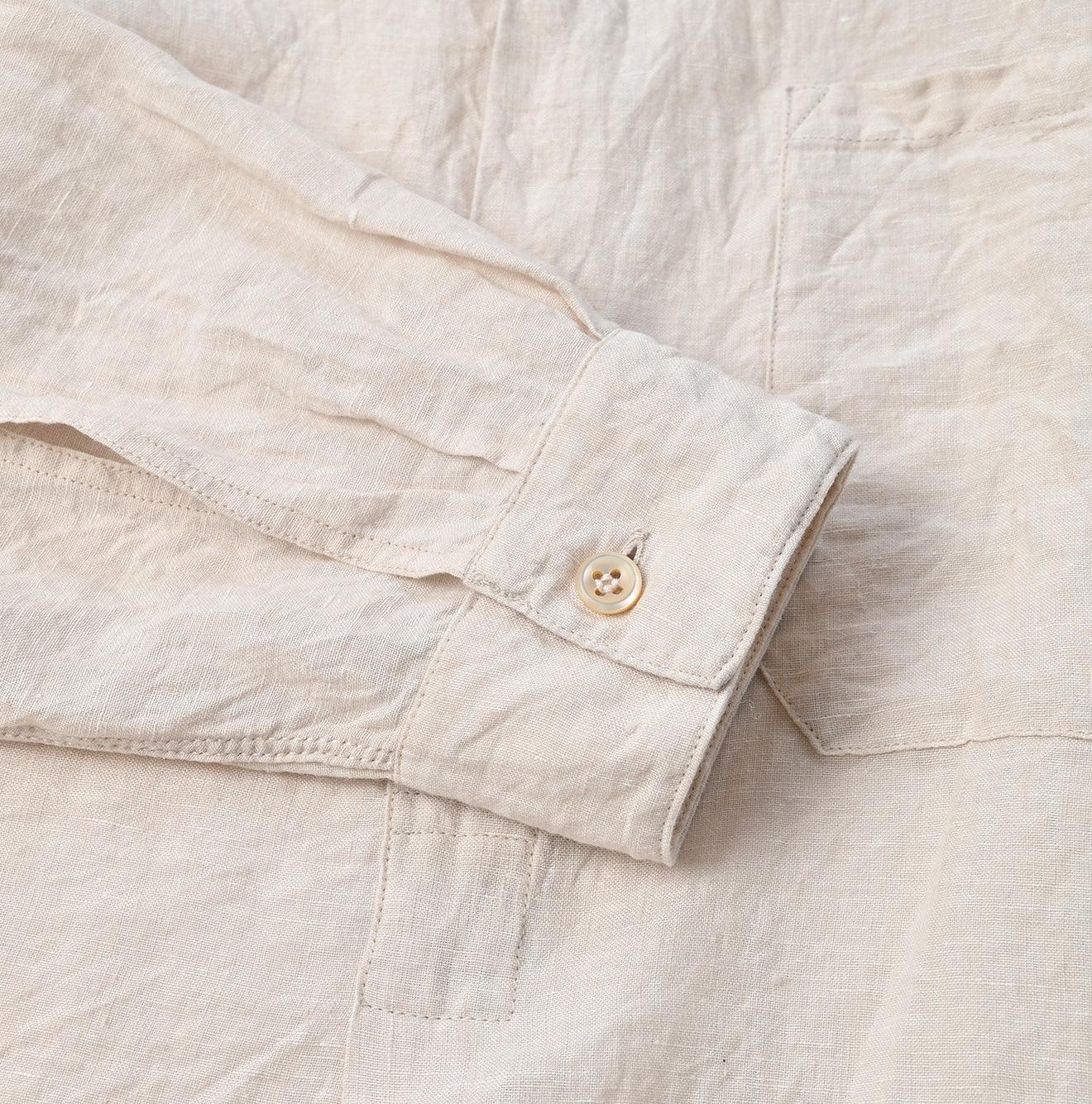 トップス 45R / linen fringe pullover shirts 45R / linen fringe pullover shirts
