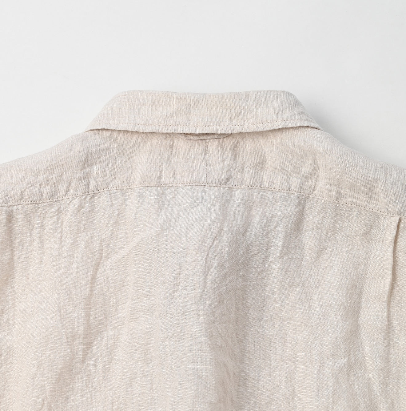 Linen Chambray 908 Grandpa Pullover Shirt